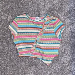 Princess Polly Asymmetric Cut Out Crop Top